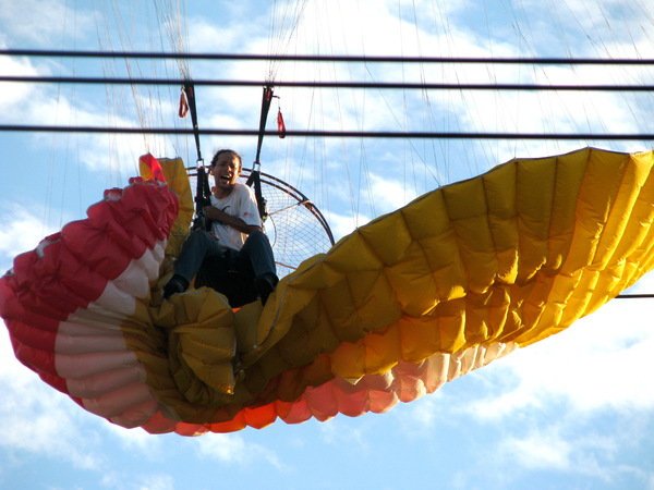 Accidente paramotor