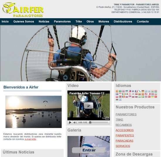 nueva web paramotores airfer nueva web paramotores airfer