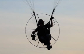 filmacion aerea paramotor