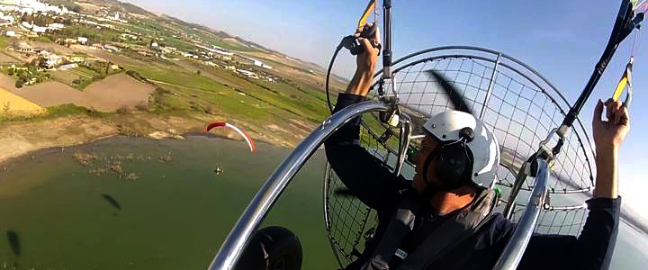 Bornos slalom.paramotor