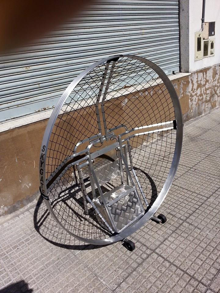 Skygate, chasis de paramotor en aluminio.