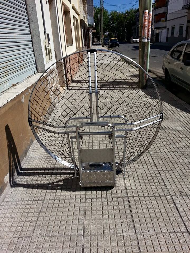 Skygate, chasis de paramotor en aluminio.