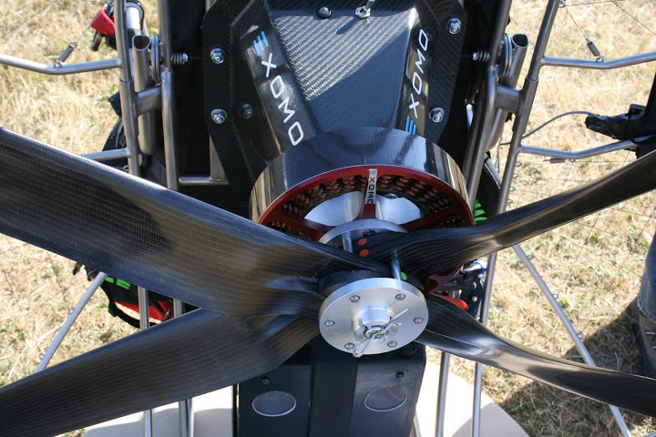 paramotor eléctrico.