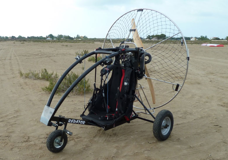 Paratrike Predator ,Efratrike. Modelo con PAP 1450.