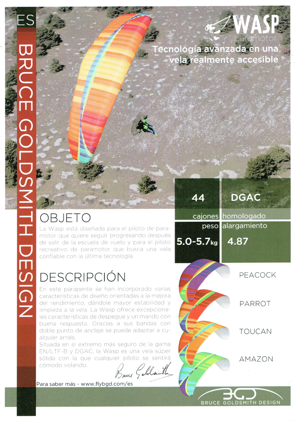 Wasp de Bruce Goldsmith Design. Airwind las Candelas 2017.