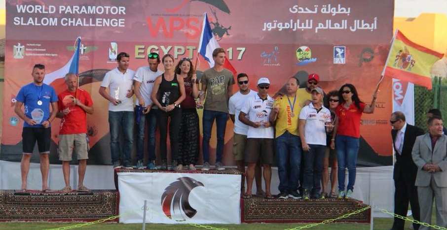 Result. por equipos, Campeonato del mundo de Slalom paramotor 2017.