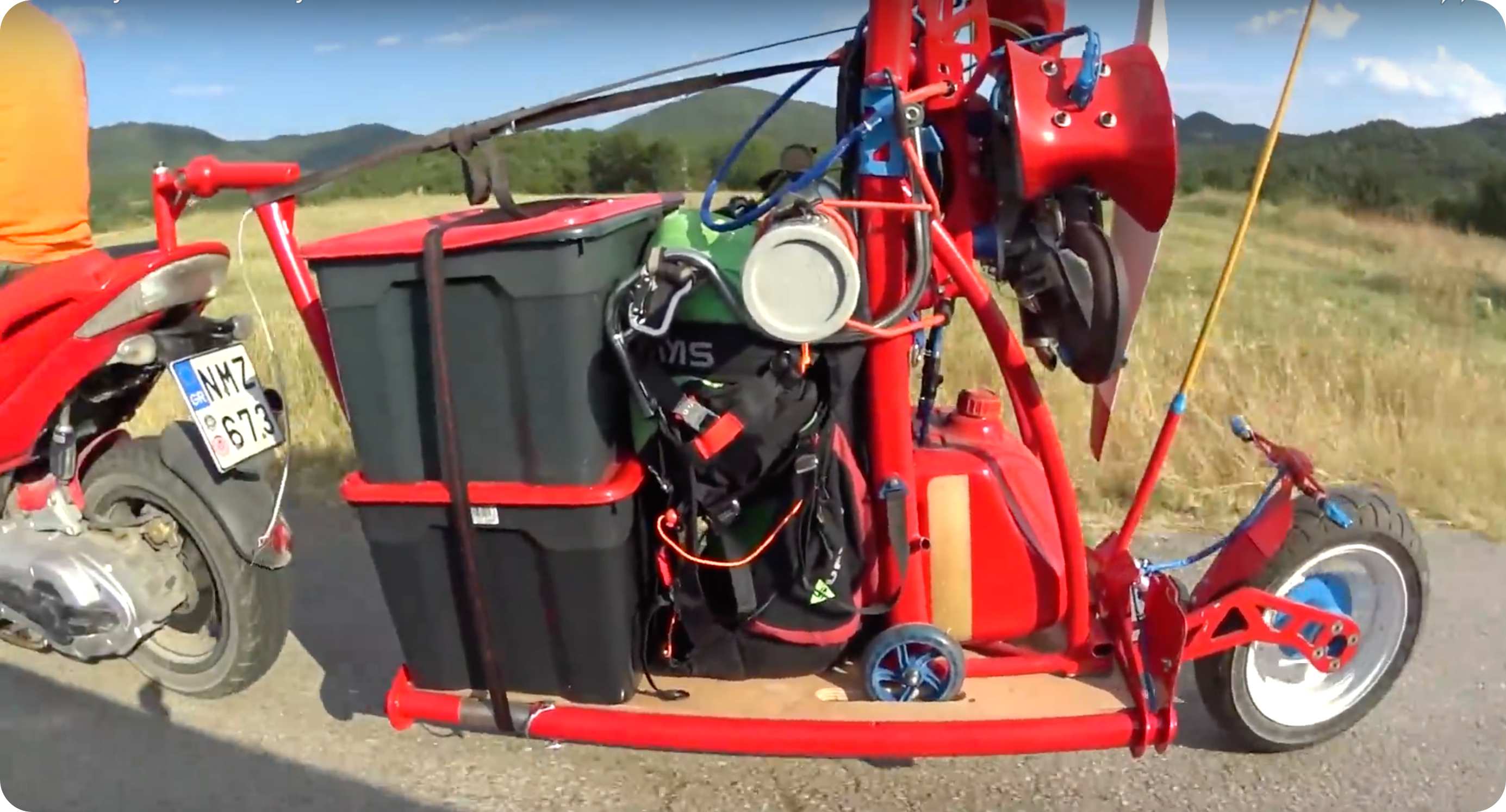 Remolque para moto. Volarenparamotor.