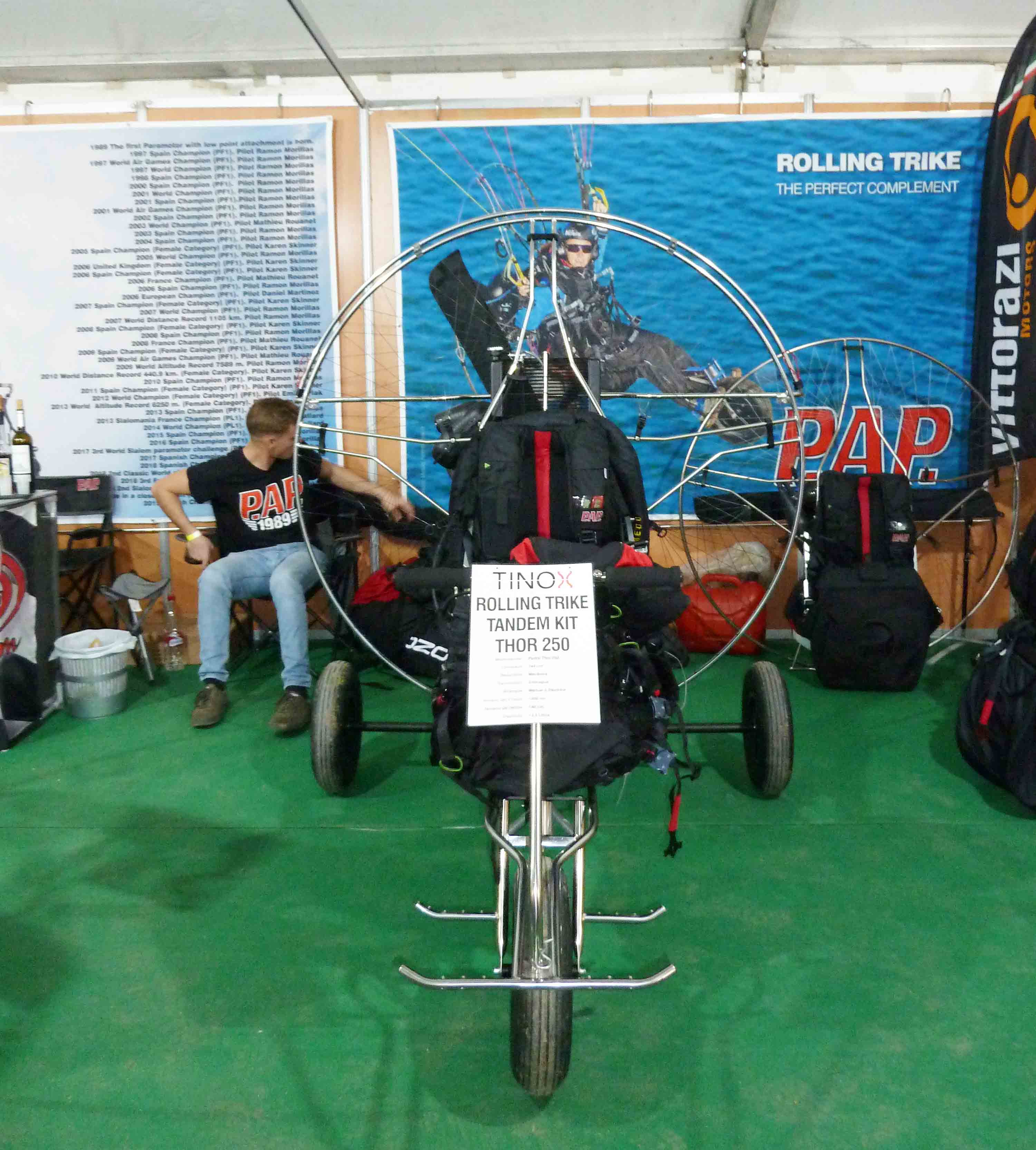 PAPTEAM doble aro trikes Rolling
