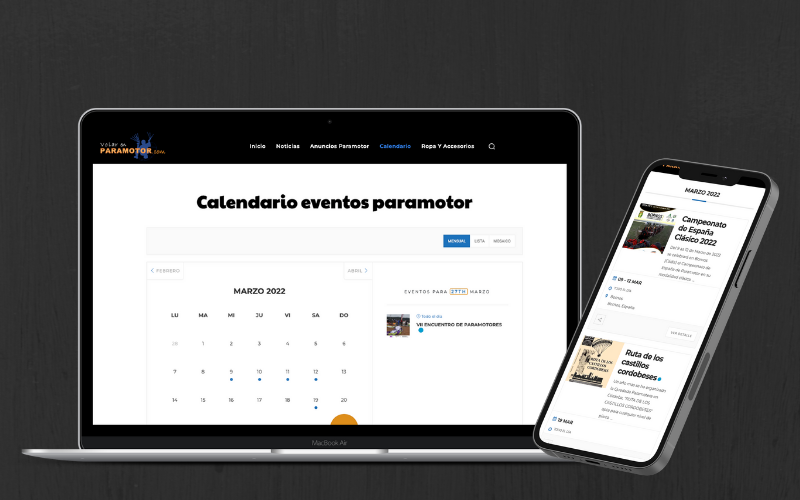 Calendario eventos paramotor