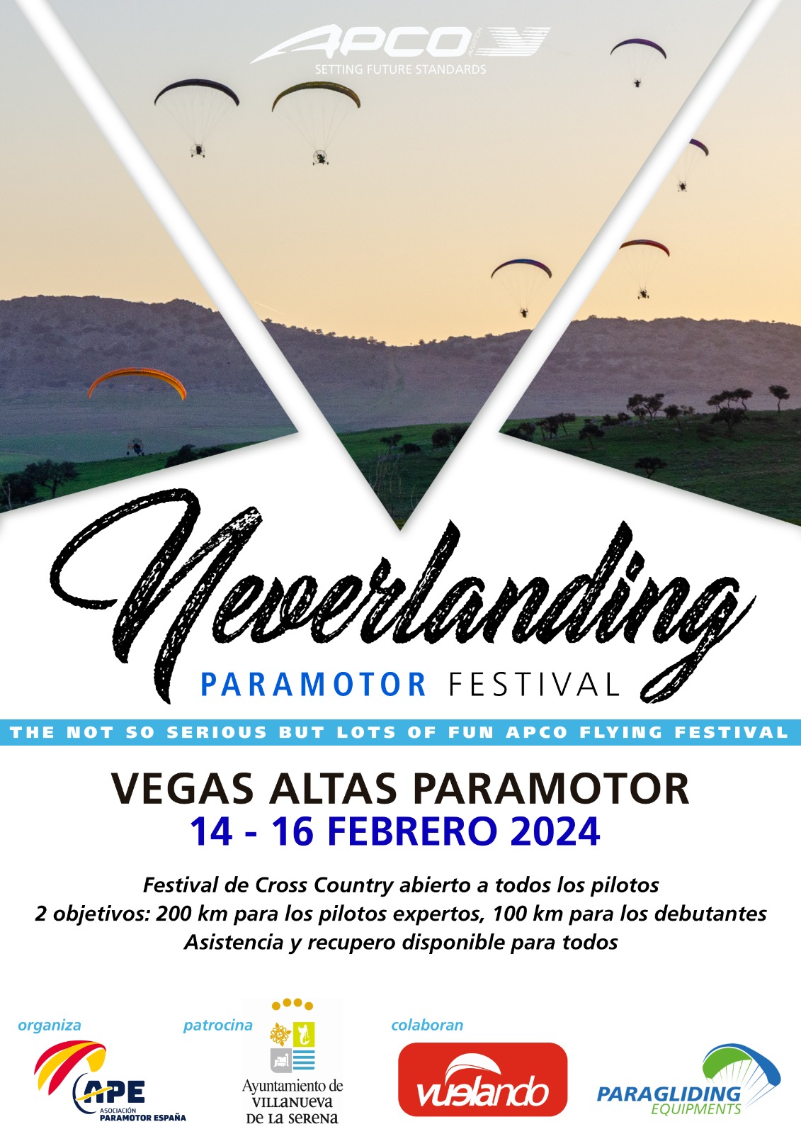 Festival paramotor Neverlanding , Badajoz