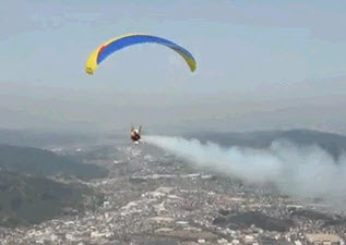 problemas con el motor en pleno vuelo - paramotor