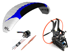 Opale paramodels, volarenparamotor