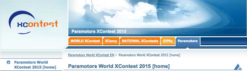 Xcontest-paramotor