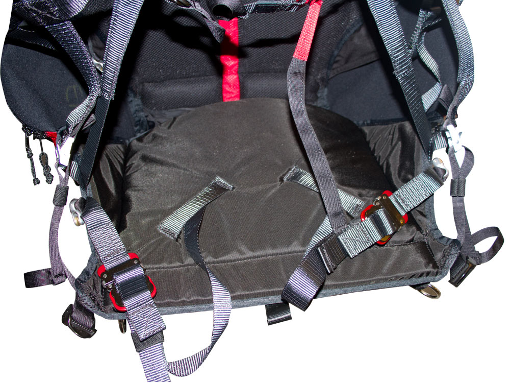 Silla de paramotor con Airbag de PAP.