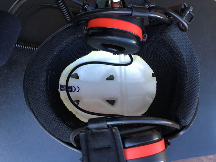 FN1 Paramotor Headset helmet (Bluetooth).