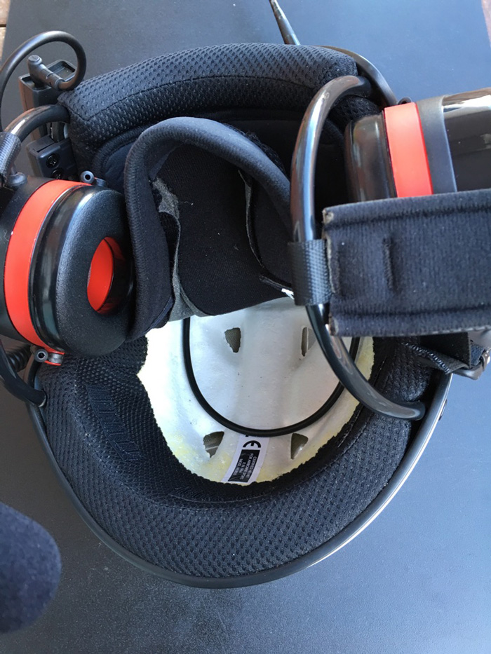 FN1 Paramotor Headset helmet (Bluetooth).