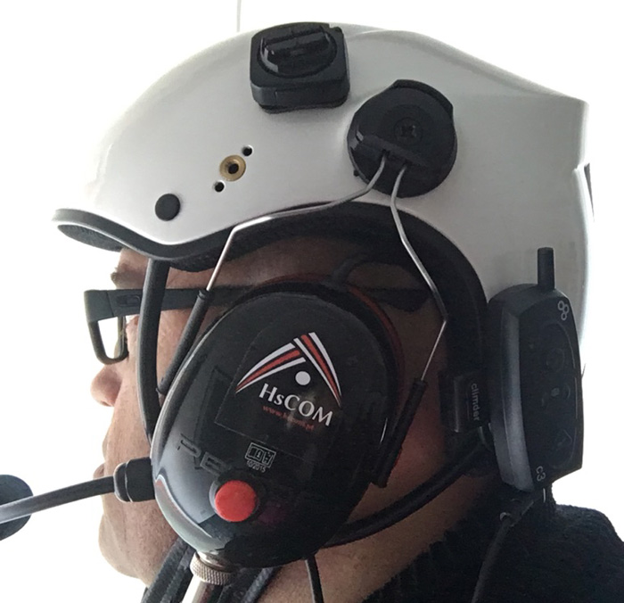 FN1 Paramotor Headset helmet (Bluetooth).