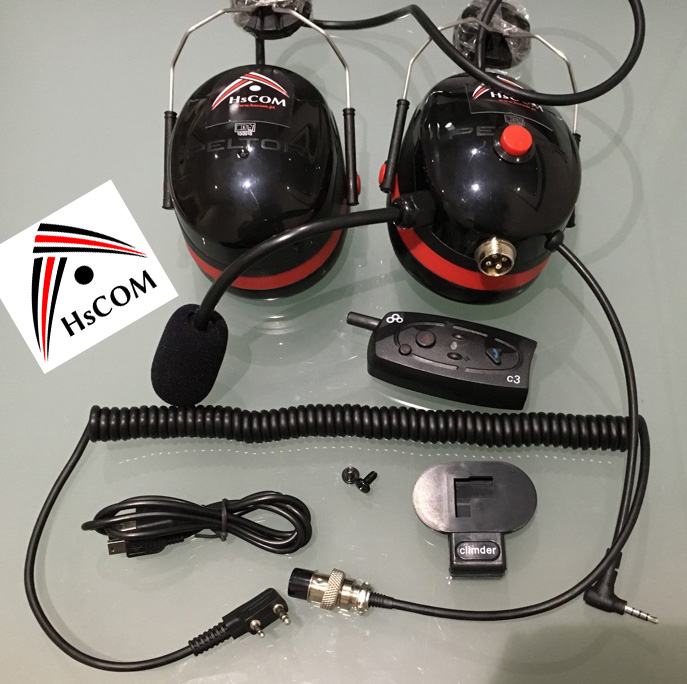 FN1 Paramotor Headset helmet (Bluetooth).