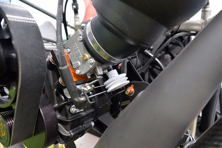 Regulador para la carburación en vuelo de Vittorazi.