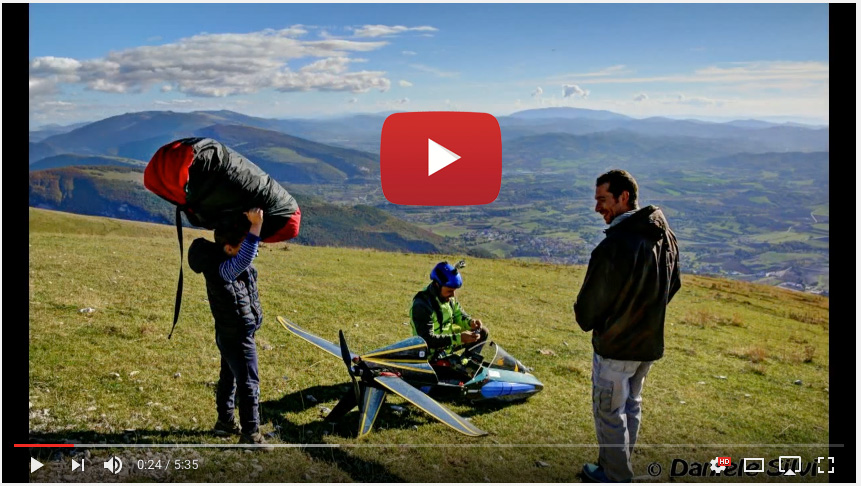 video Paramotores experimentales de Alessandro Silvi.
