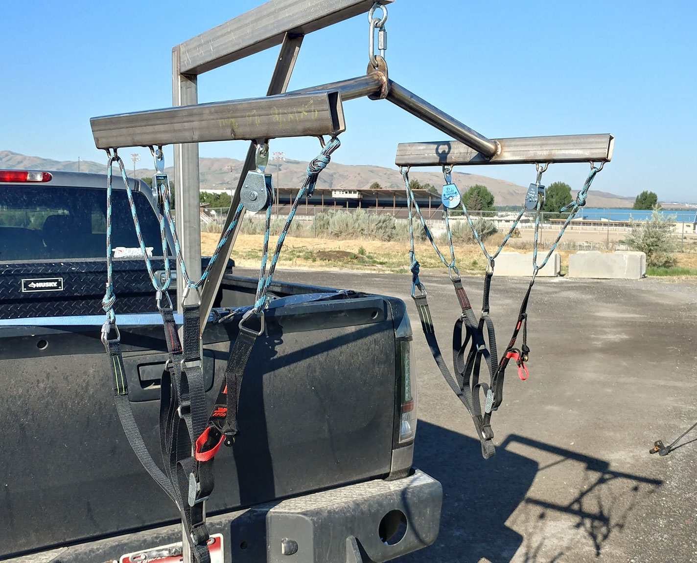 Simulador portátil para el paramotor