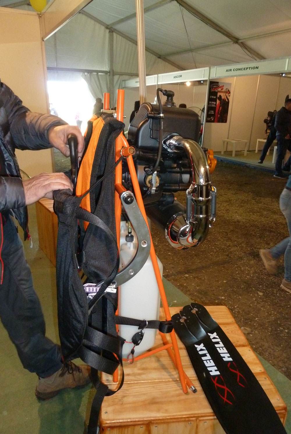 AIRFER paramotor ligero 18kg