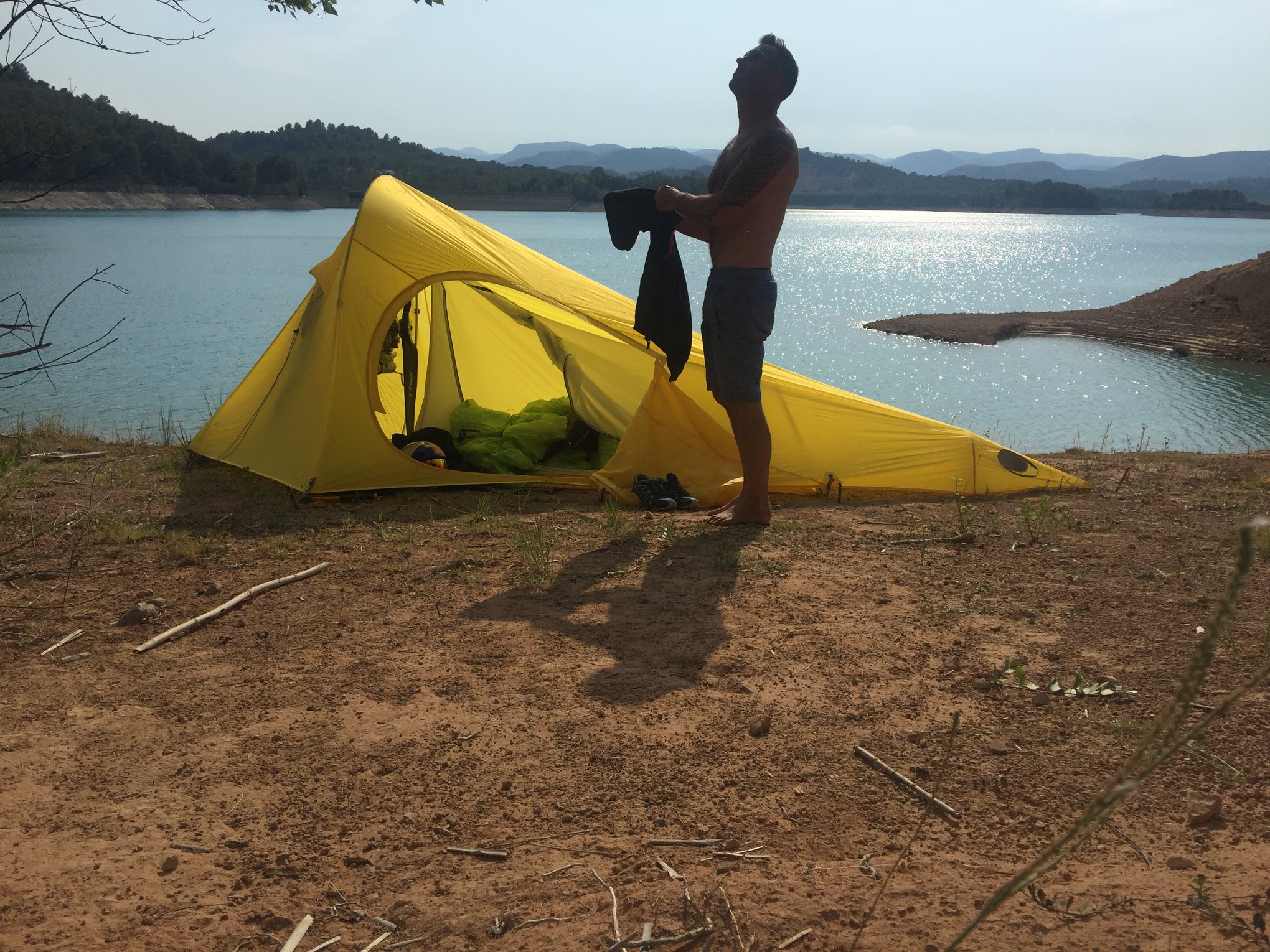 tienda acampada Paramotor - Nicolas Berger